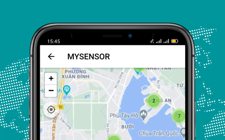 Map of water supply network