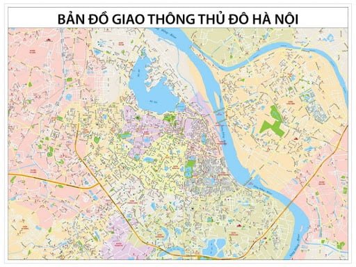Bản đồ giao thông thủ đô Hà Nội