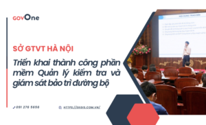 Sở GTVT Hà Nội triển khai thành công phần mềm Quản lý kiểm tra và giám sát bảo trì đường bộ