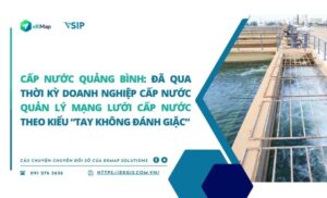 Cấp nước Quảng Bình ứng dụng eKmap Solutions trong quản lý hệ thống cấp nước