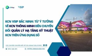 KCN VSIP Bắc Ninh ứng dụng eKMap Solutions vào quản lý HTKT KCN