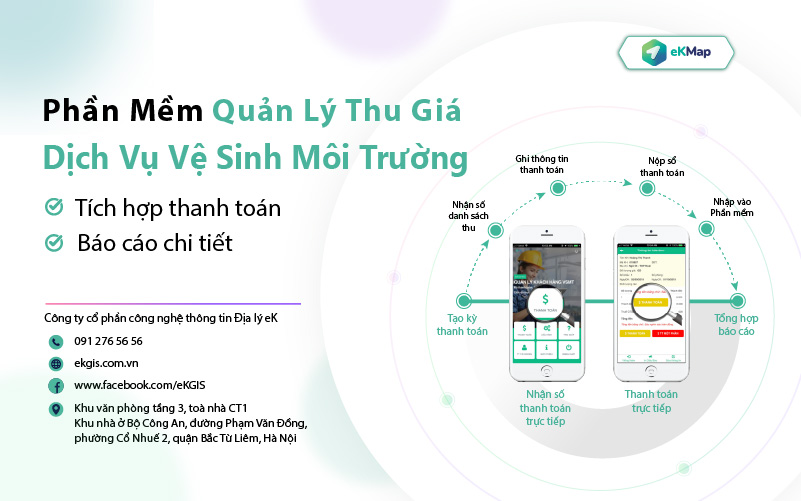 Phần Mềm Quản Lý Thu Giá Dịch Vụ Vệ Sinh Môi Trường: Tích hợp thanh toán, báo cáo chi tiết