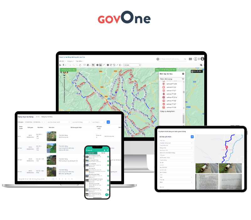 Phần mềm quản lý kết cấu hạ tầng đường bộ