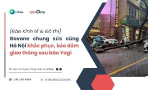 GovOne chung sức cùng Hà Nội khắc phục, đảm bảo giao thông sau bão Yagi