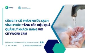 Nước sạch Vĩnh Phúc ứng dụng eKMap Solutions vào hoạt động quản lý cấp nước