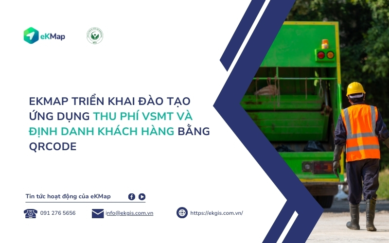 eKMap triển khai đào tạo ứng dụng thu phí VSMT và định danh khách hàng bằng QRcode