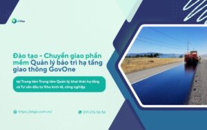 Trung tâm Quản lý hạ tầng khu kinh tế, công nghiệp số hóa công tác bảo trì giao thông đường chuyên dùng với phần mềm GovOne
