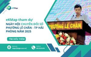 eKMap đồng hành cùng phường Lê Chân triển khai “Bản đồ số thống nhất” - Dấu ấn từ Ngày hội Chuyển đổi số 2025