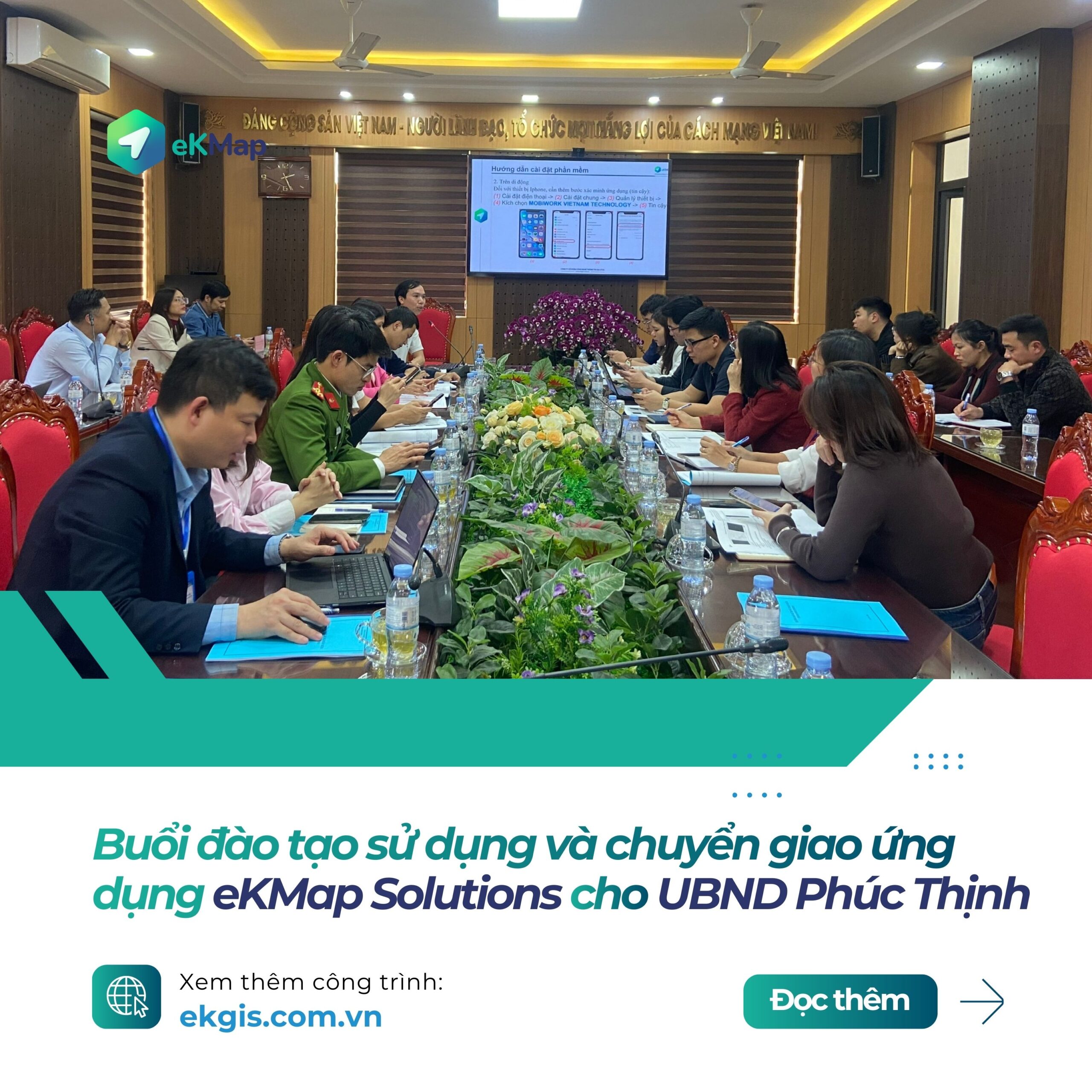 Hỗ trợ đào tạo, chuyển giao - từng bước hình thành năng lực quản lý số tại cơ sở