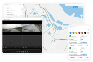 Quản lý xe/phương tiện thu gom bằng camera, GPS (Ảnh: eKmap)