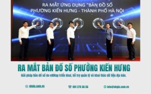 Phường Kiến Hưng ra mắt Bản đồ số – eKMap Solutions.