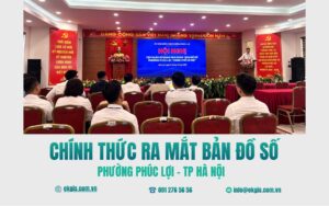 Phường Phúc Lợi ứng dụng Bản đồ số eKMap trong quản lý địa bàn và chuyển đổi số.